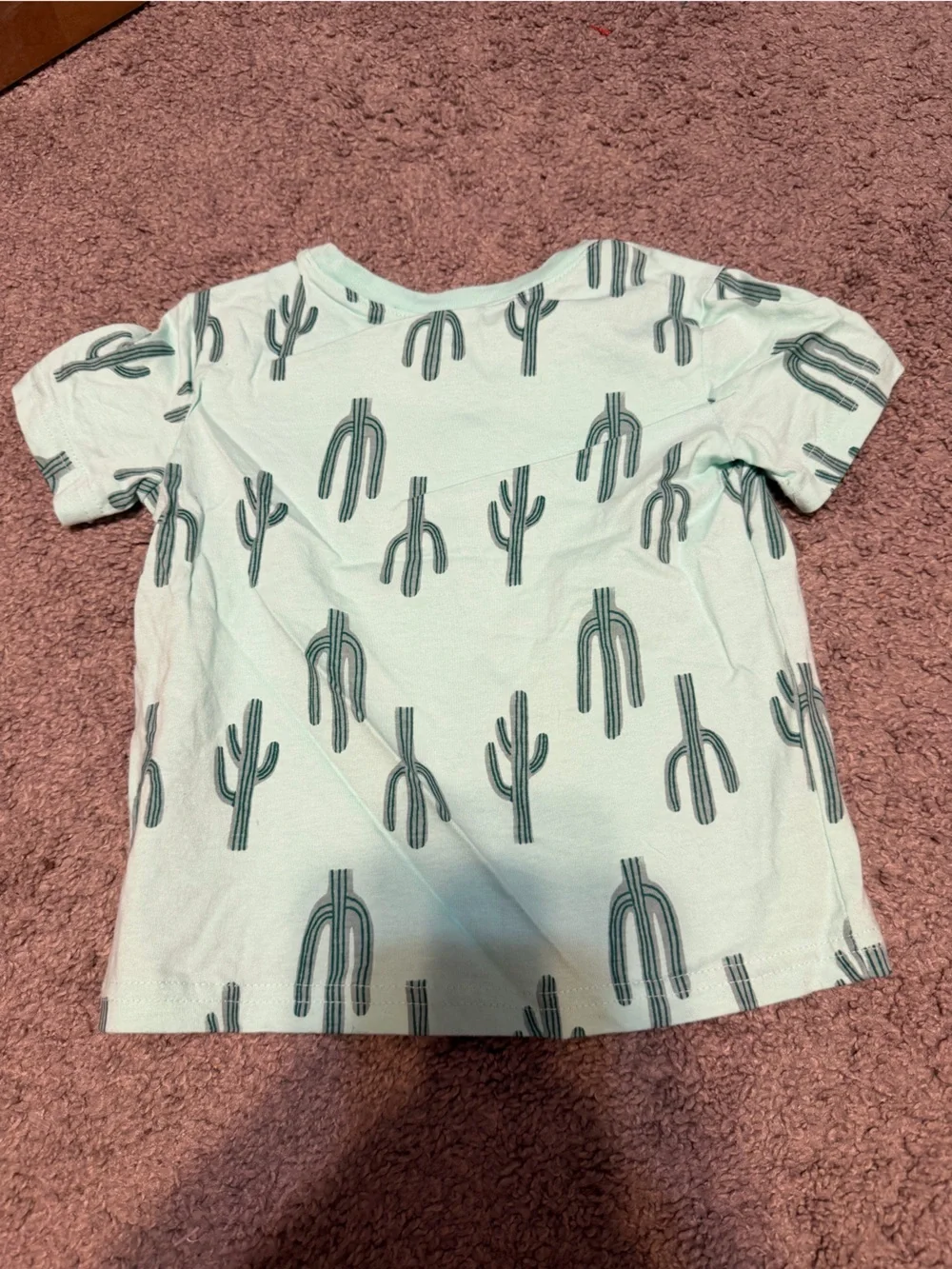 Mint Green Cactus Print Tee